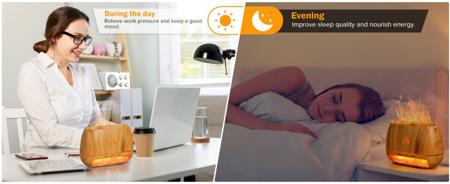 ZenGlow – 3-in-1 Himalayan Salt Diffuser