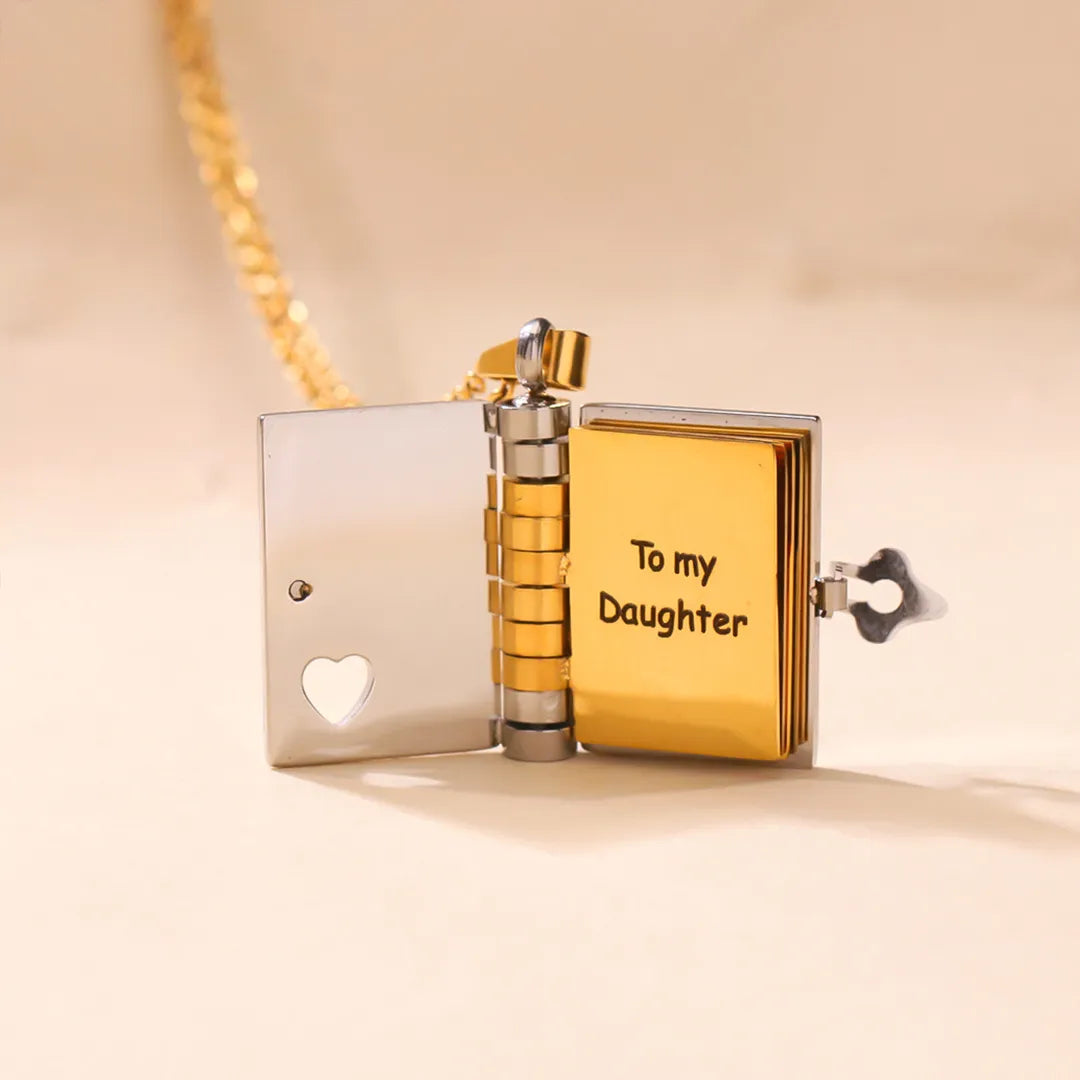LoveChapter – Sentimental Book Necklace for Daughter