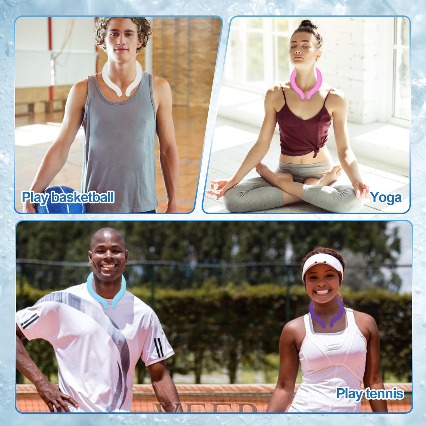FrostLoop – Reusable Cooling Neck Ring