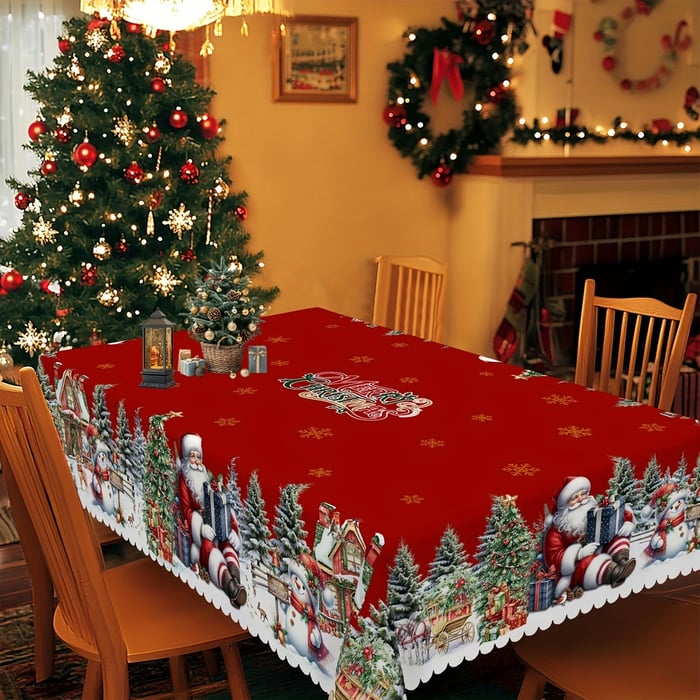 HollyWeave – Festive Christmas Tablecloth