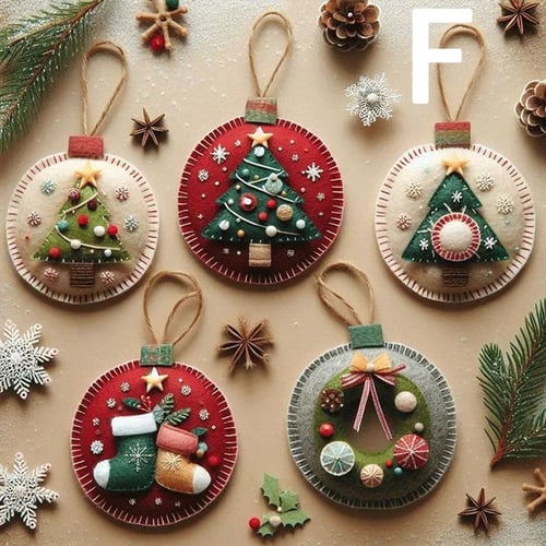 MerryStitch – Handmade Christmas Felt Patch Kit