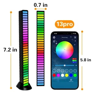 GlowSync – Wireless Sound-Activated RGB Light Bar