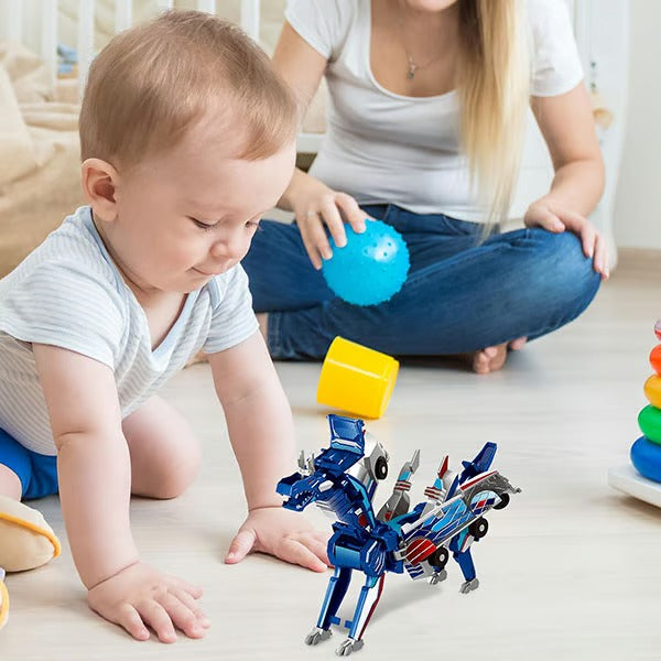 CrashRaptor – Activated Dino Car Combo Toy