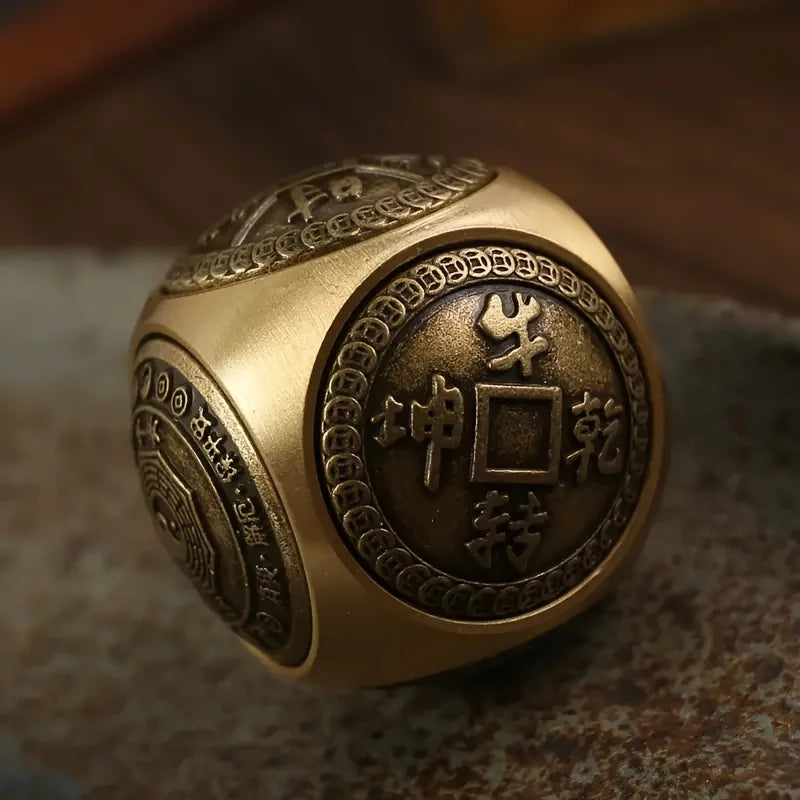 OrbitCube – Spinning Copper Magic Toy
