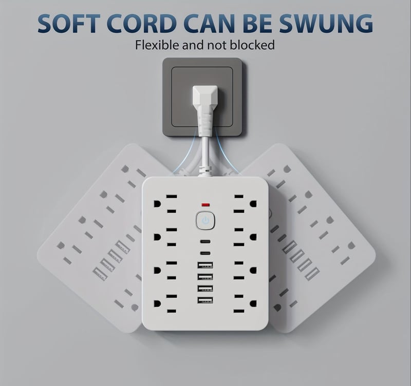 PowerHub – Compact Surge Protected Wall Socket