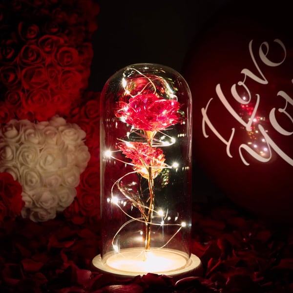 EternaBloom – Enchanted Sparkly Rose Gift
