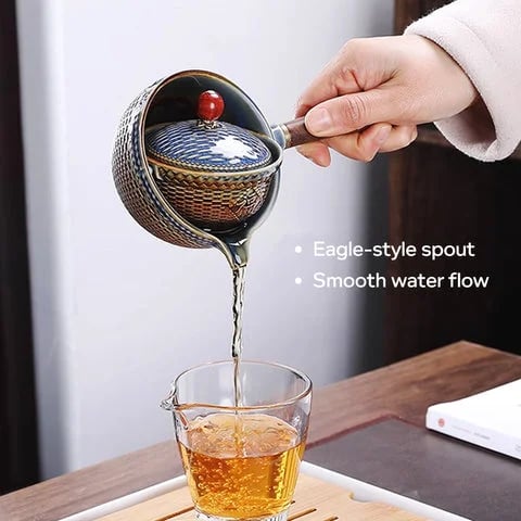 TeaGlide – 360° Rotating Travel Tea Maker Set