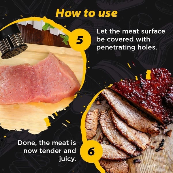 SteelChef – Precision Meat Tenderizer Needle