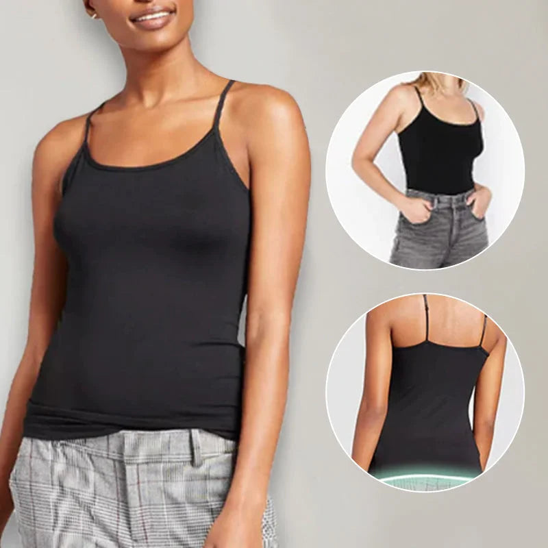 Comfortique - Stylish Tank with Integrated Bra Support