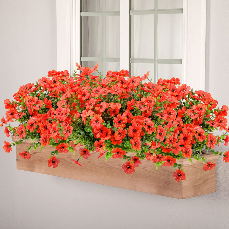 GardenGlow – Weatherproof Faux Flowers for Outdoor Beauty