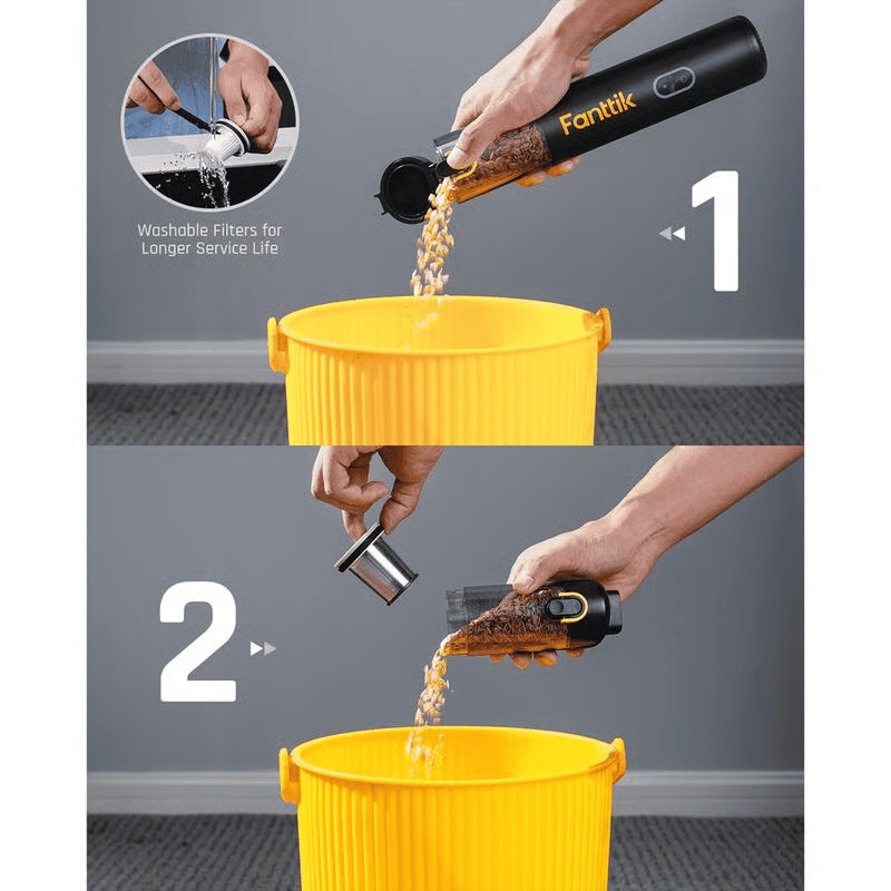 DustBlaze – High-Power Cordless Car Vacuum