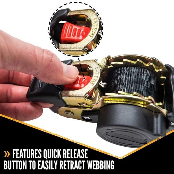 GripPro – Heavy-Duty Auto Ratchet Straps