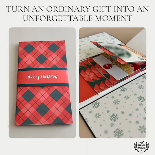 MerryNotes – Handcrafted Christmas Gift Card Booklet