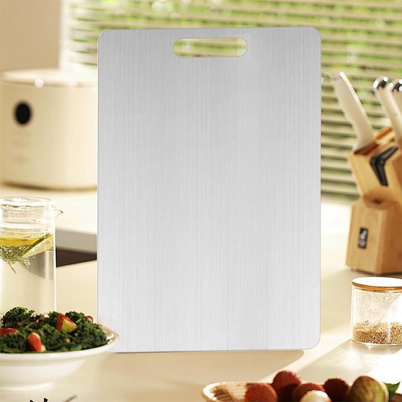 ChefEdge – Double Sided Stainless Steel Chopping Board