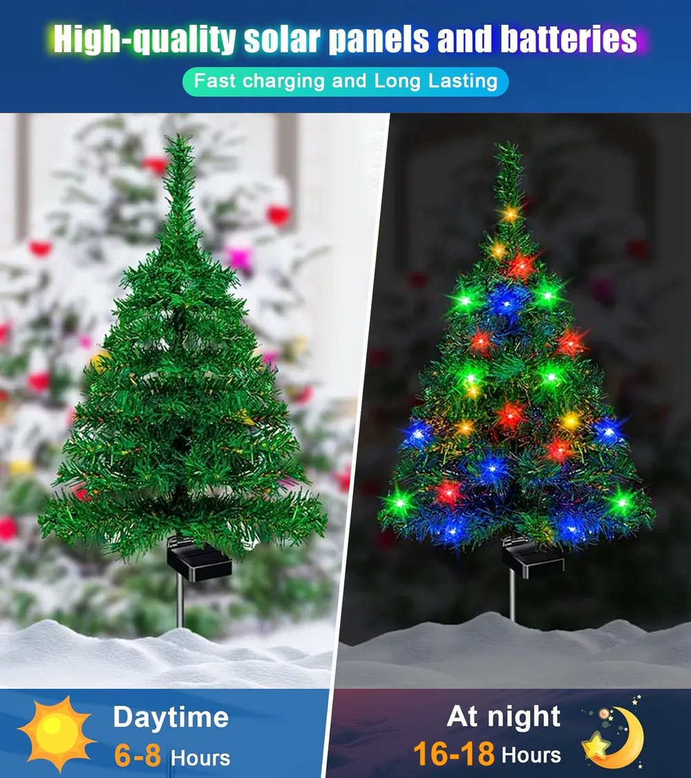LumiPine – Festive Solar Christmas Tree Lights