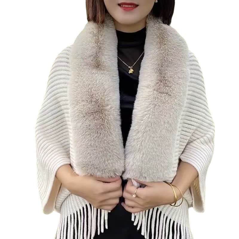 SnugFlow – Thick Cozy Knitting Shawl