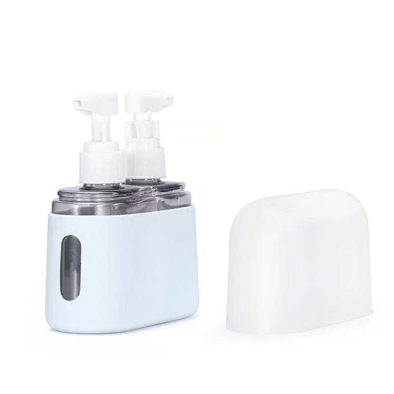 PackEase – Portable Shampoo Dispenser Kit