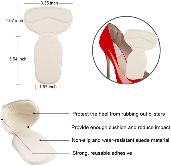 LiftLuxe – Invisible Heel Cushioning Pads