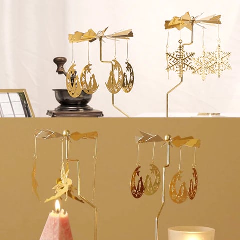 GlowSpin – Rotating Candle Holder