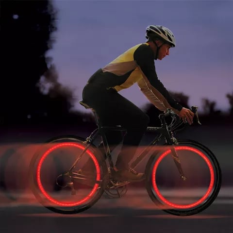 NeonSpin – LED Tire Valve Glow Lights