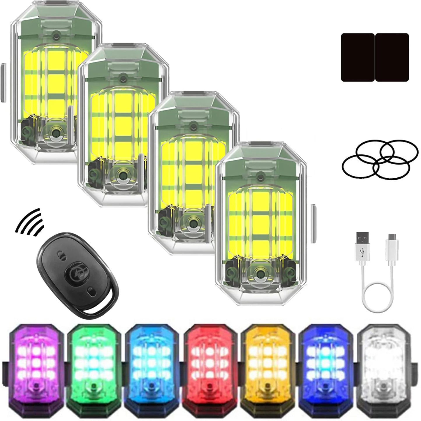 GlowPulse – Rechargeable LED Strobe