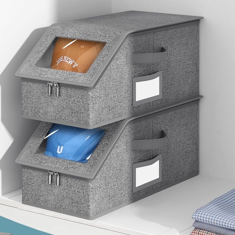 Multifunctional Foldable Dust Hat Storage Box