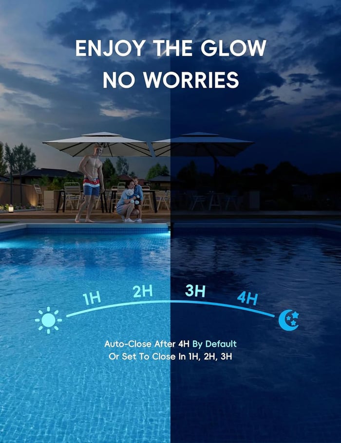 AquaGlow – Poolside Solar Light