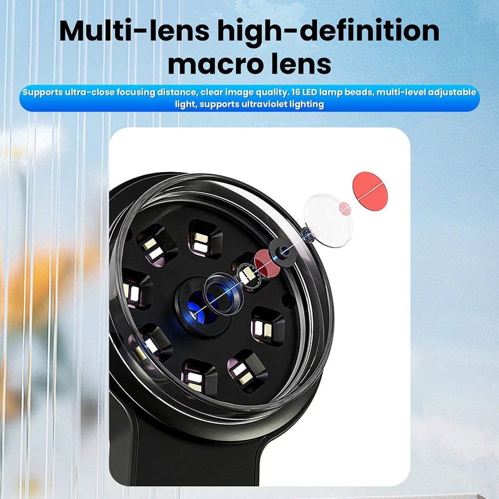 MicroView – 50X Digital Microscope with 2.0” IPS Screen