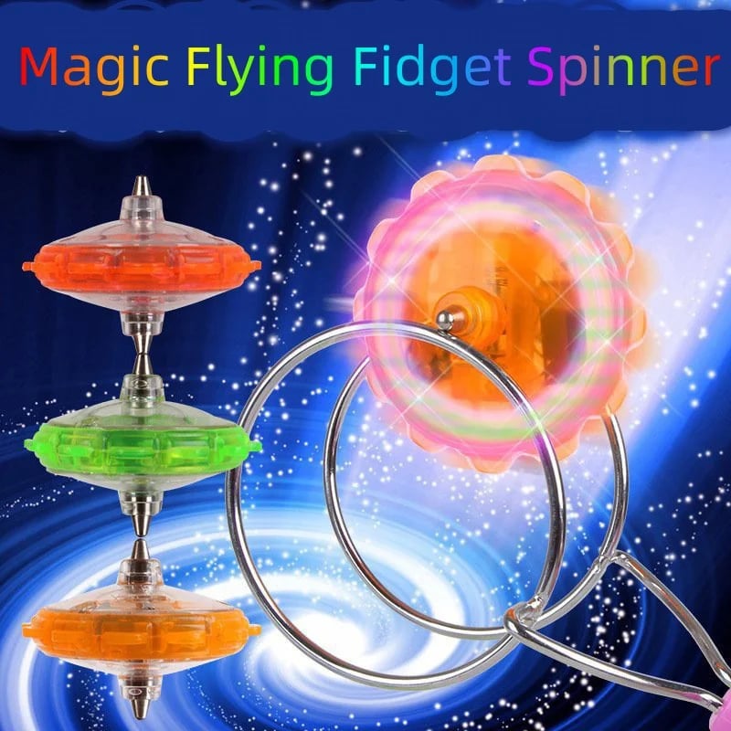SpinGlow – LED Light Magnetic Fidget Gyro Spinner