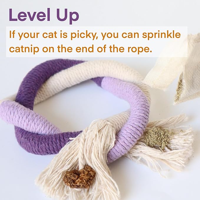 KittyTwist – Durable Cat Rope Toy