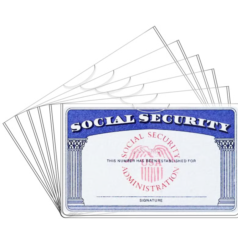 ClearGuard – Premium Social Security Card Protector Sleeves