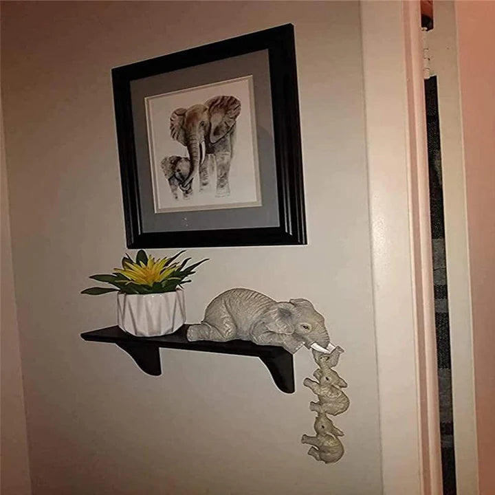 TrunkCharm – Handcrafted Elephant Sitter Decor