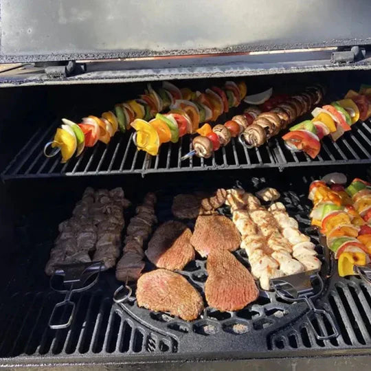 GrillMaster - Barbecue 3 way Grill Skewers