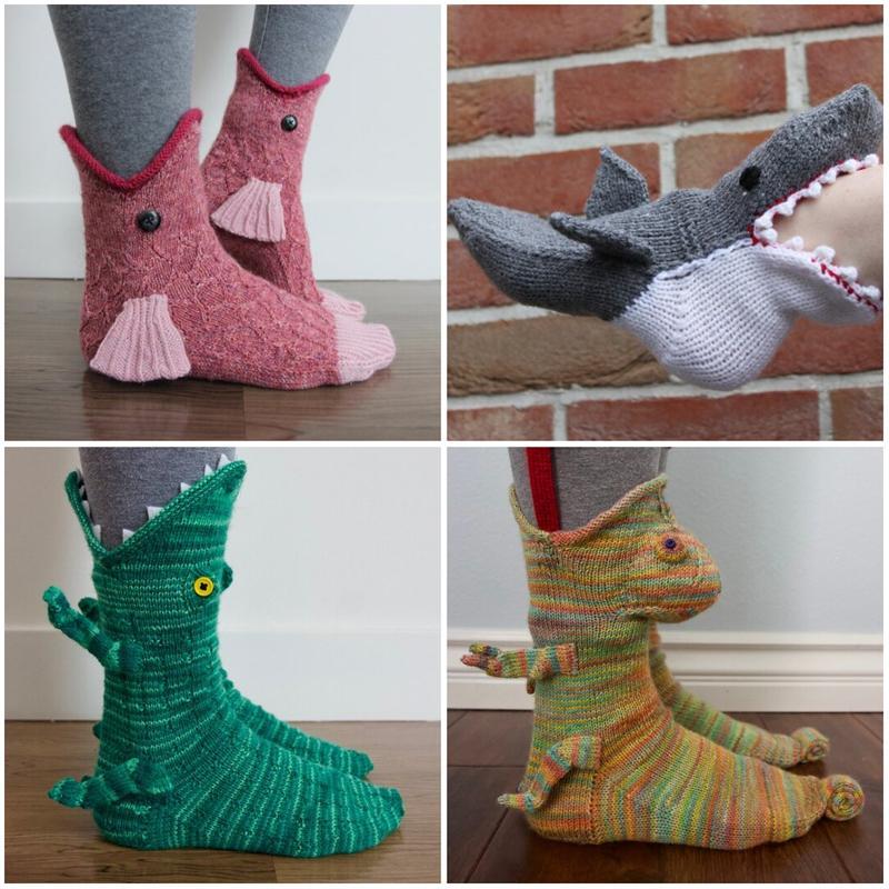 WarmWhiskers – Unisex Animal Knit Socks
