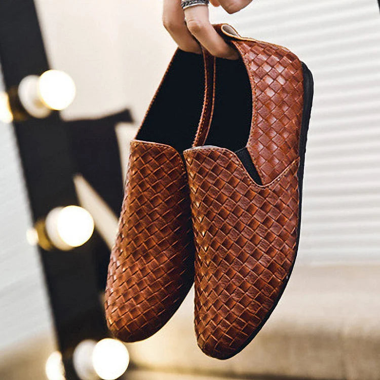 Stylish Men's Slip-on Casual Soft Soled Shoes