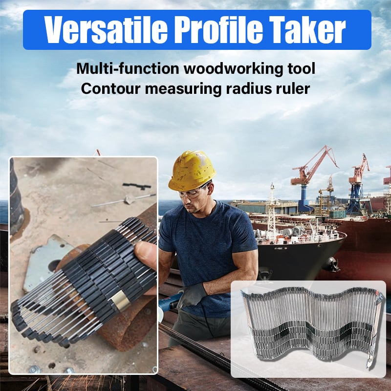CurveMatch – Contour Gauge Tool for Perfect Pipe Fitting & Cutting