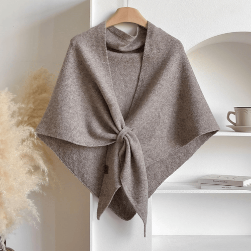 CozyAura – Wool Blend Shawl for Women