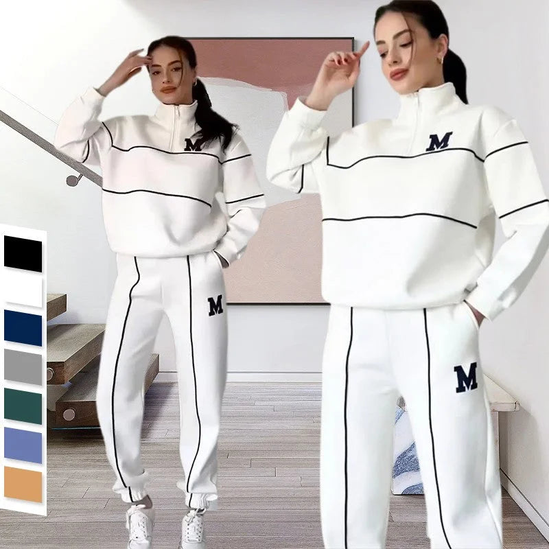 🔥Casual Line Sweatshirt 2-Piece Set