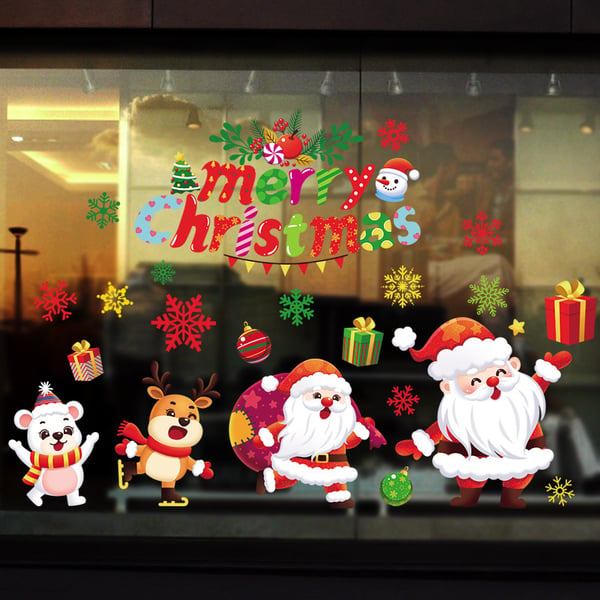 FrostyClings – Reusable Christmas Window Stickers