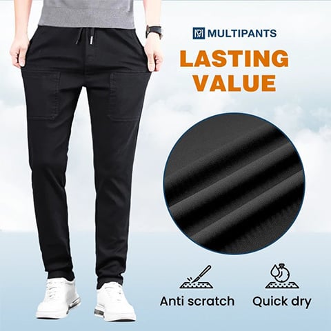 MultiPants – Durable Multi Pocket Stretch Cargo Pants