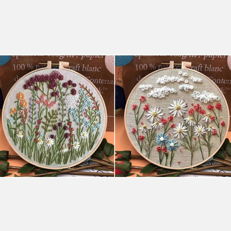 BloomStitch - Botanical Hand Embroidery Kit