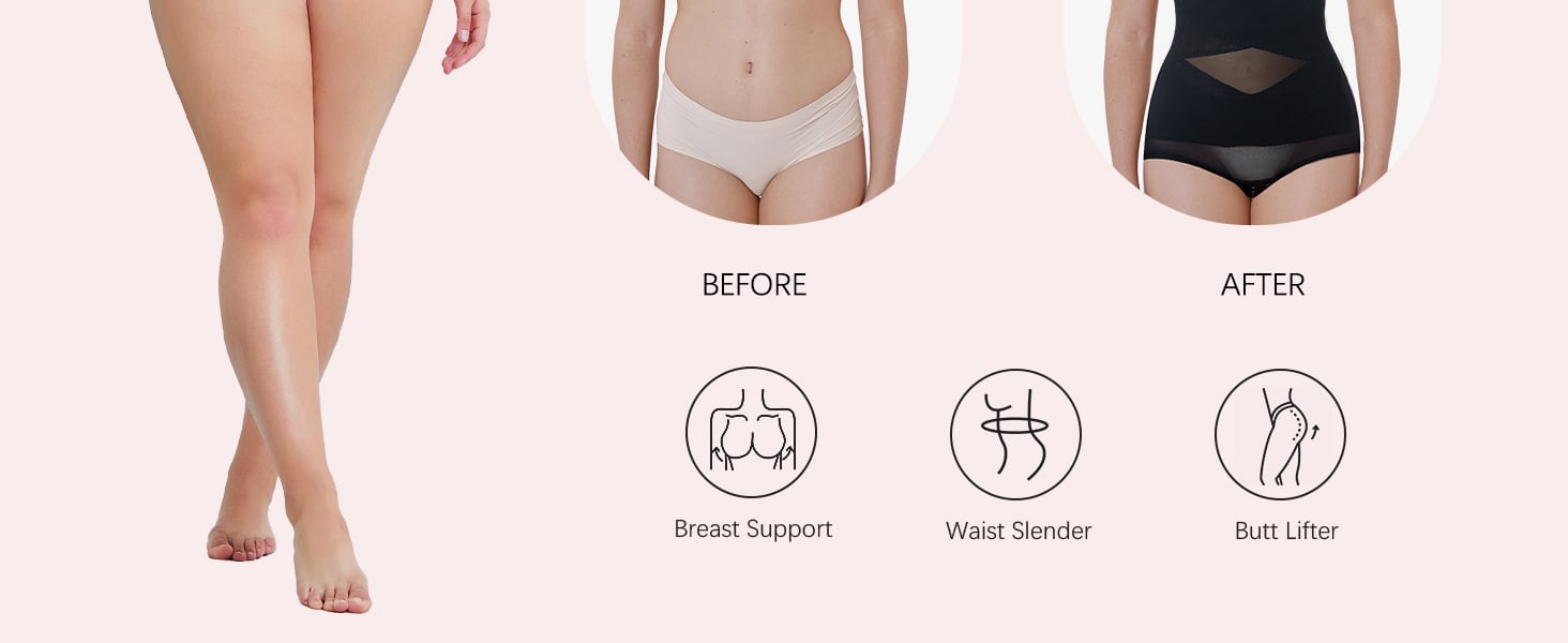 DreamCurve – Seamless High-Waist Bodysuit