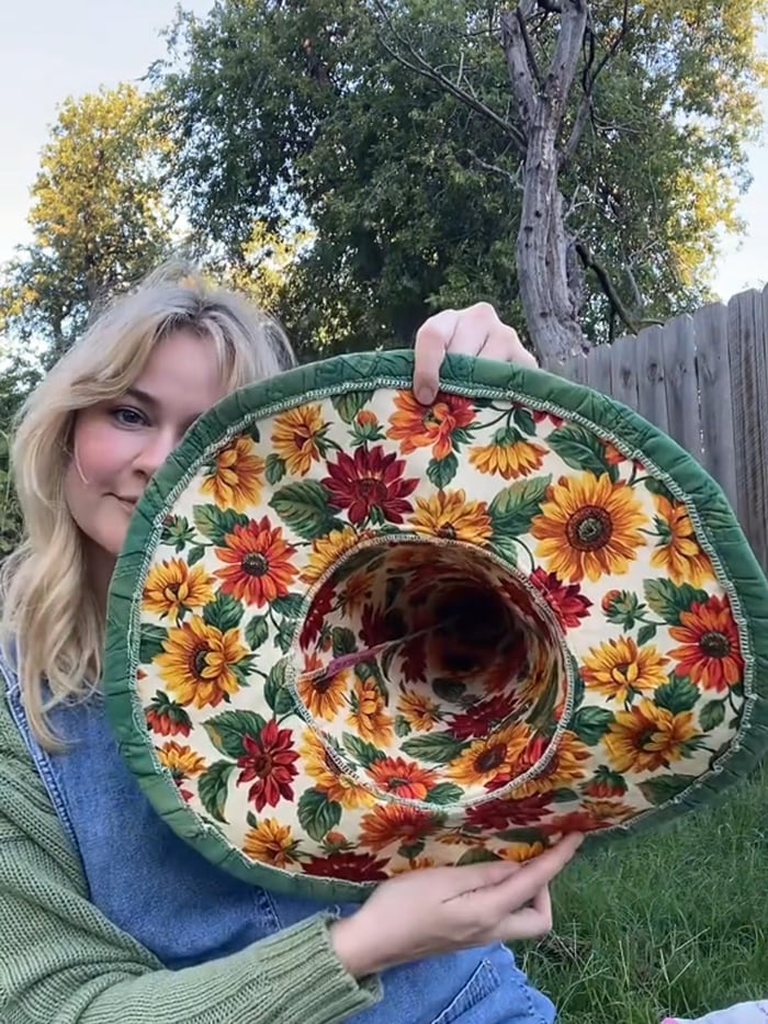HexaStitch – Handcrafted Quilted Witch Hat