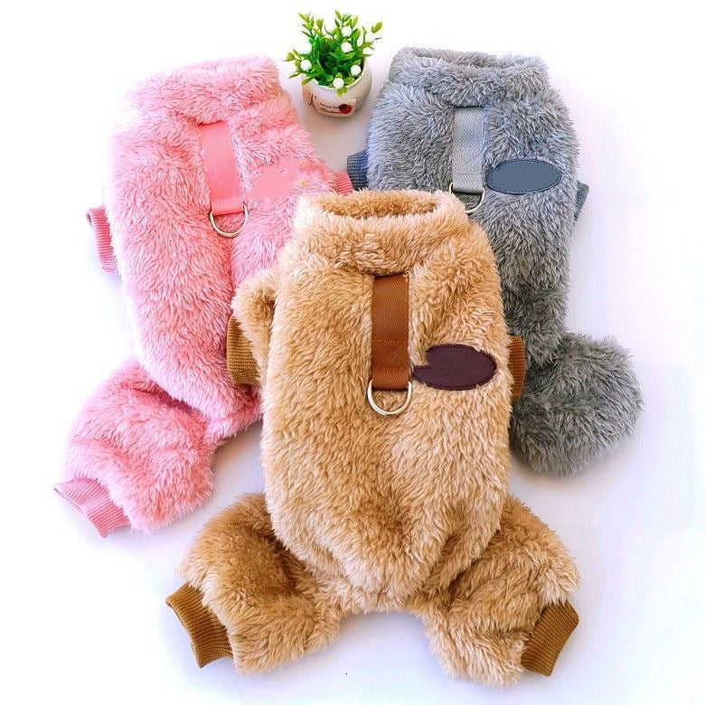 CozyPaws – Fleece Pet Jumpsuit