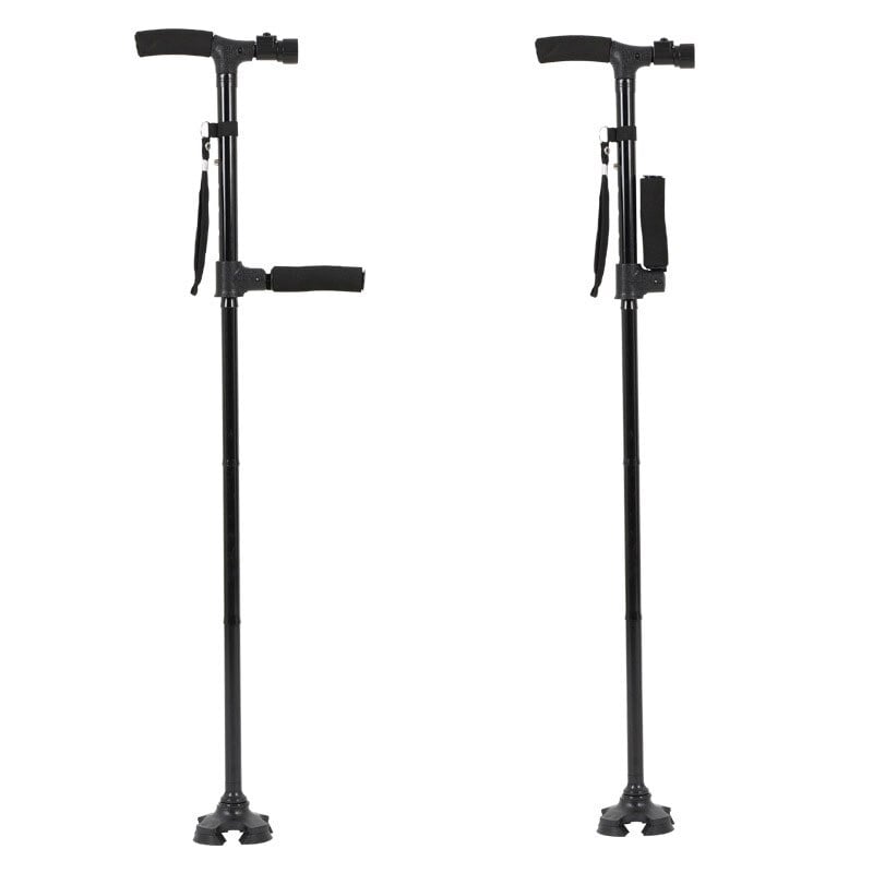 TravelEase - Compact Folding Stability Cane with Light