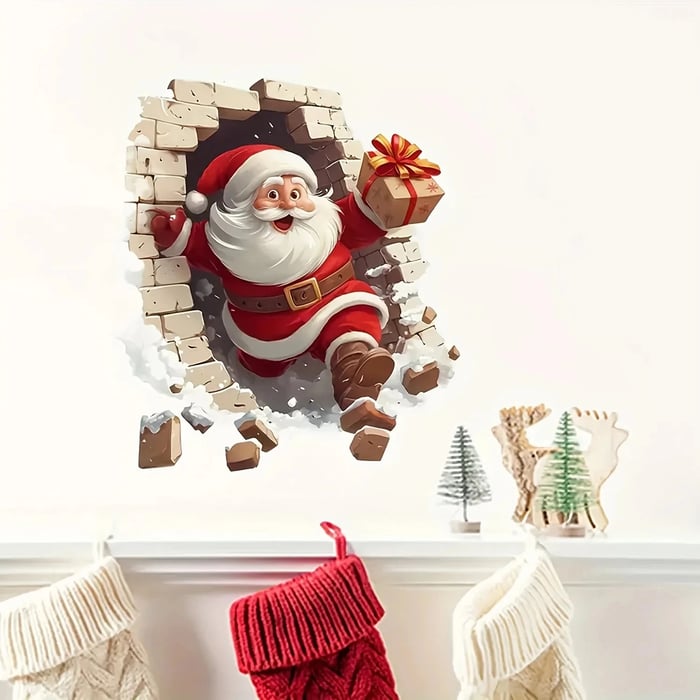 MerrySanta – Holiday Wall Sticker Set