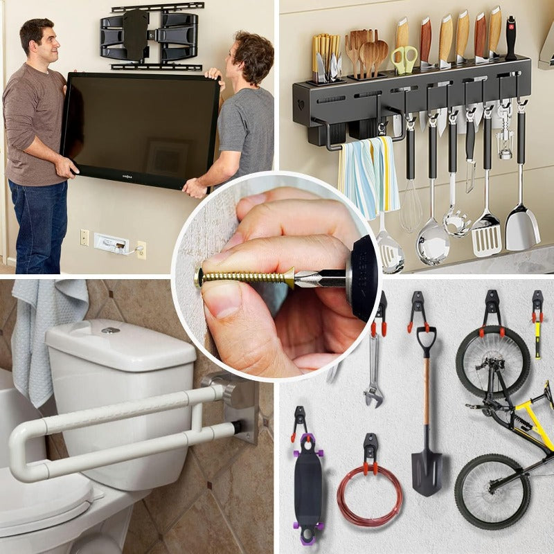 AnchorPro – Steel Wall Anchors Set