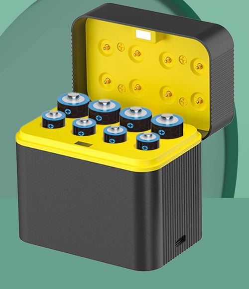 SuperCharger - Rechargeable AA/AAA Lithium Batteries with Charger