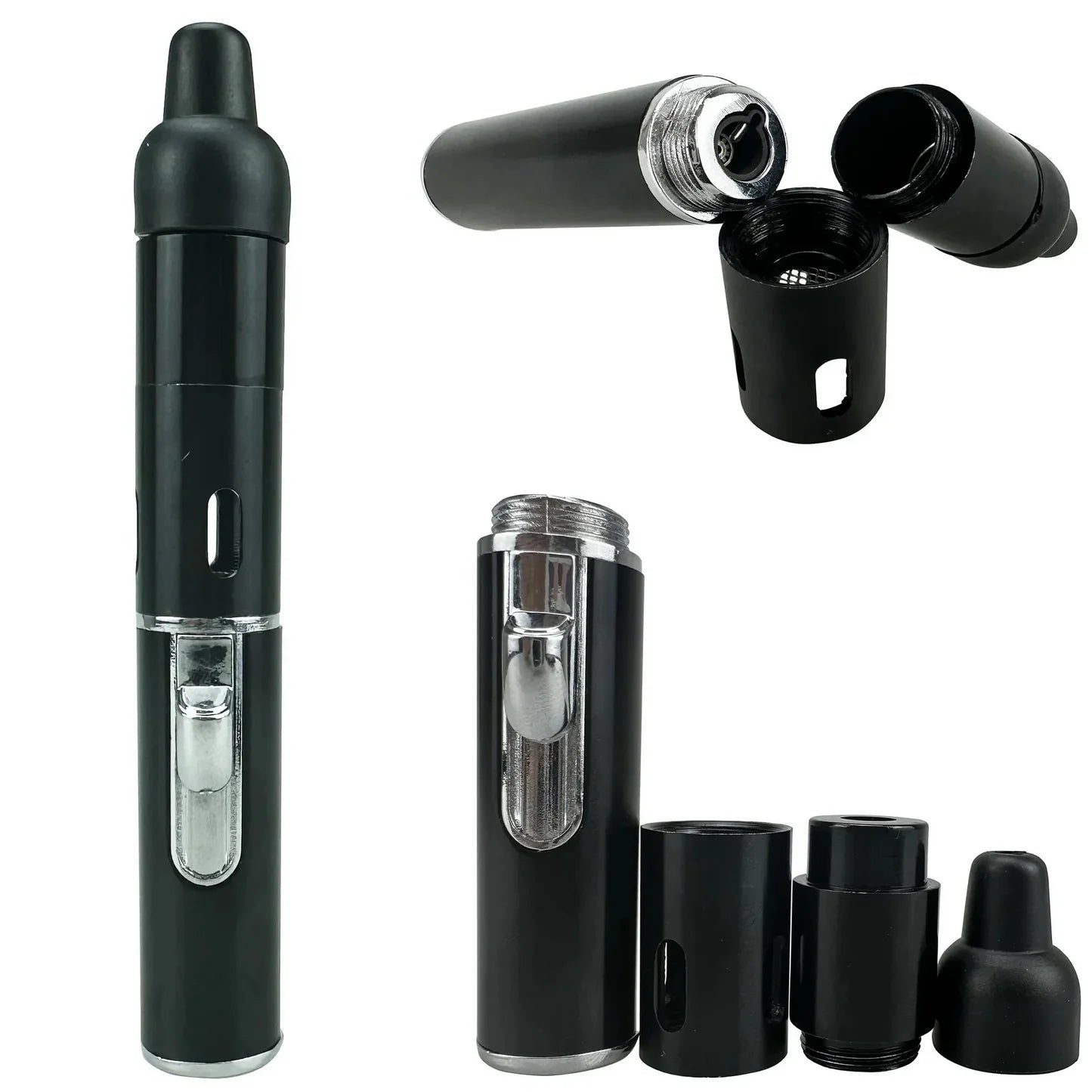FlameCraft – Windproof Butane Pipe Lighter