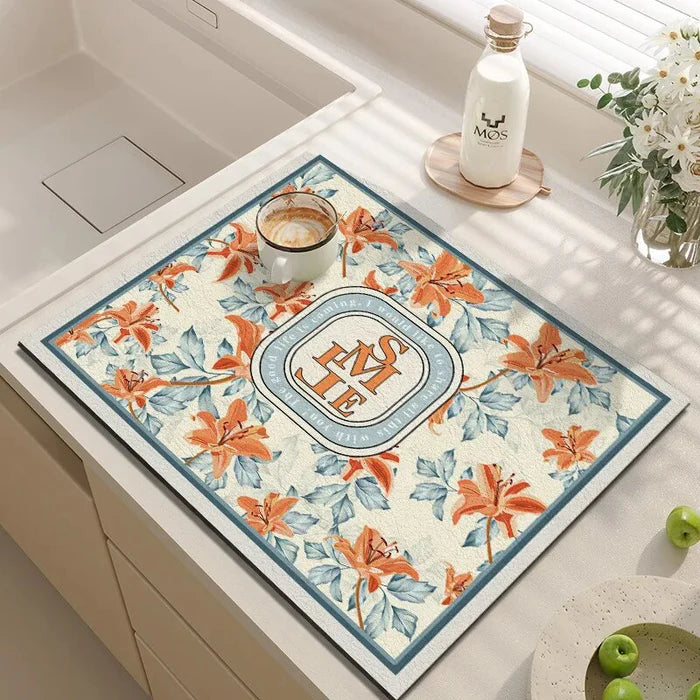SwiftDry – Absorbent Kitchen Draining Mat
